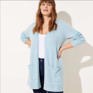 LOFT pocket open cardigan